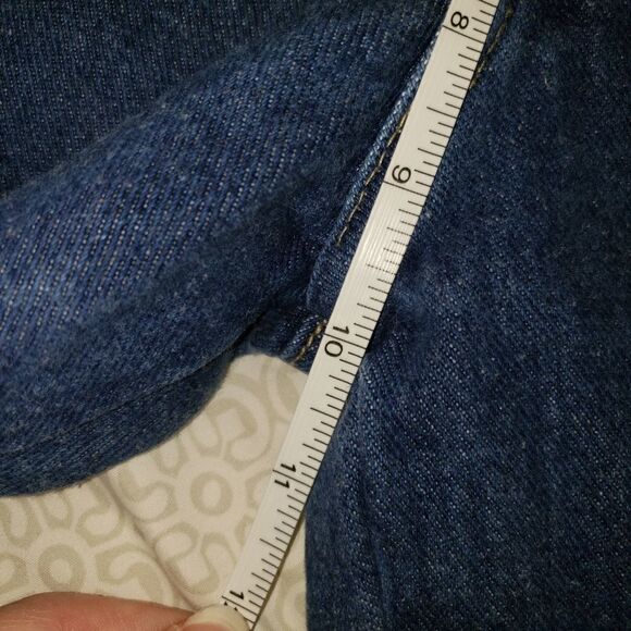 VINTAGE 90'S TOMMY HILFIGER CARPENTER PATCH JEANS SIZE 6 KIDS - Picture 4 of 6